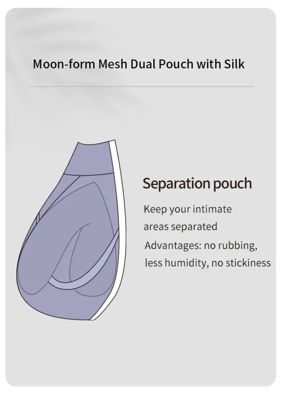 52025 Men's Cooling Boxers – Moon-Form Mesh Dual Pouch with Lightweight Comfort, Dynamic Stretch and Quick-Dry Performance
