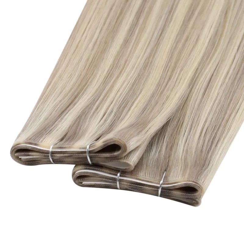 [NEW] Ugeat Remy Tape in Extensions Genius Human Hair Weft Pu Tape in Hair Extensions One Piece for Daily Office Look 50G