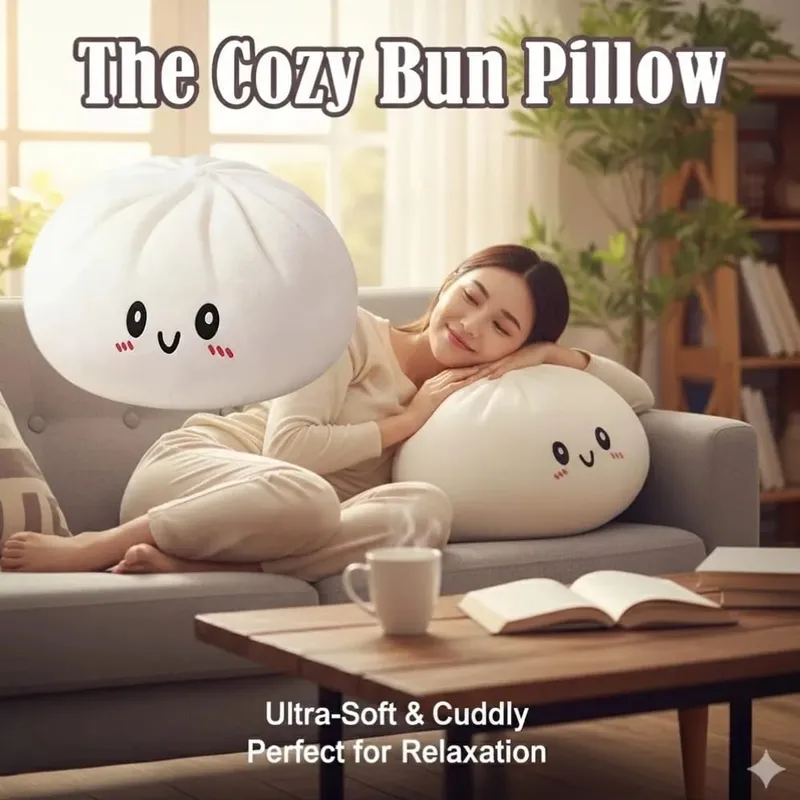 Oversized Large Dumpling Plush Pillow Giant Dumpling Squishy Large Stress Relief Sensory Soft Squeeze Decompression Toy