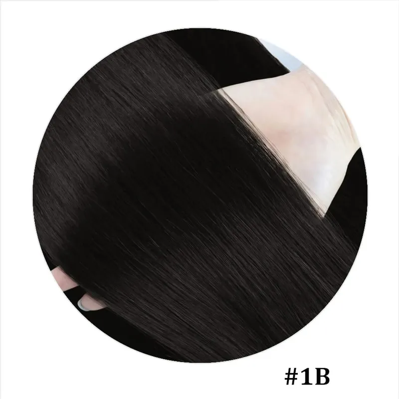 100% Human Hair Adhesive Glue Tape in Hair Extensions for Women Adding Hair Length And Volume Straight Remy Hair Extensions