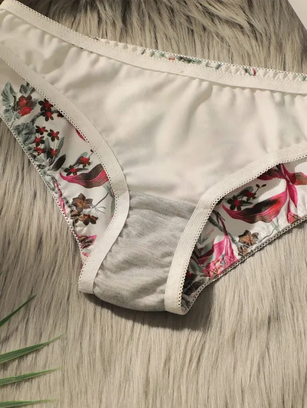 Kadınlar Pretty Baskılı Push Up Sütyen ve Külot Seti Dantel Balenli Sütyen Seksi iç çamaşırı seti Kadınlar için Rahat Günlük Iç Çamaşırı