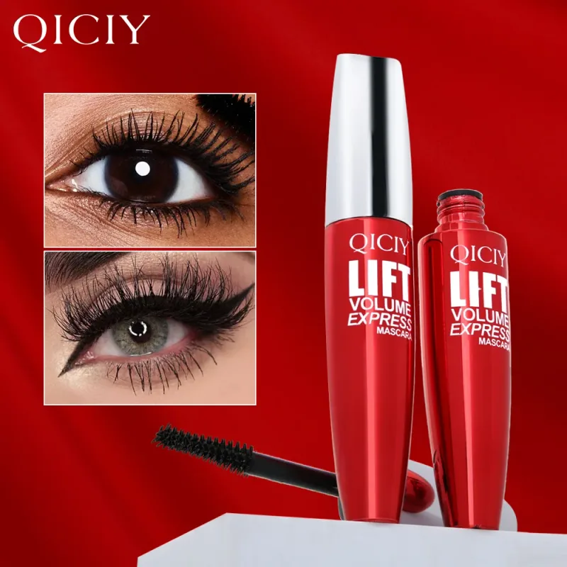 4D Volumizing Black Mascara Non-Clumping Formula Creates Lengthened & Full Lashes Fashion Daily Eye Makeup