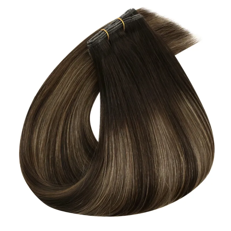 [New] Moresoo Butterfly Weft Hair Extensions Pu Hole Weft Hair Extension Add Volume Real Hair Invisible Double Sided Genius Weft