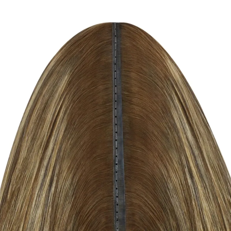 [New] Moresoo Butterfly Weft Hair Extensions Pu Hole Weft Hair Extension Add Volume Real Hair Invisible Double Sided Genius Weft