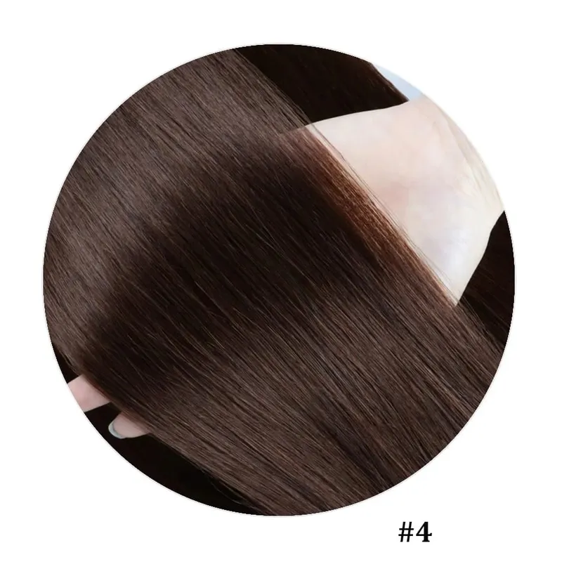 100% Human Hair Adhesive Glue Tape in Hair Extensions for Women Adding Hair Length And Volume Straight Remy Hair Extensions