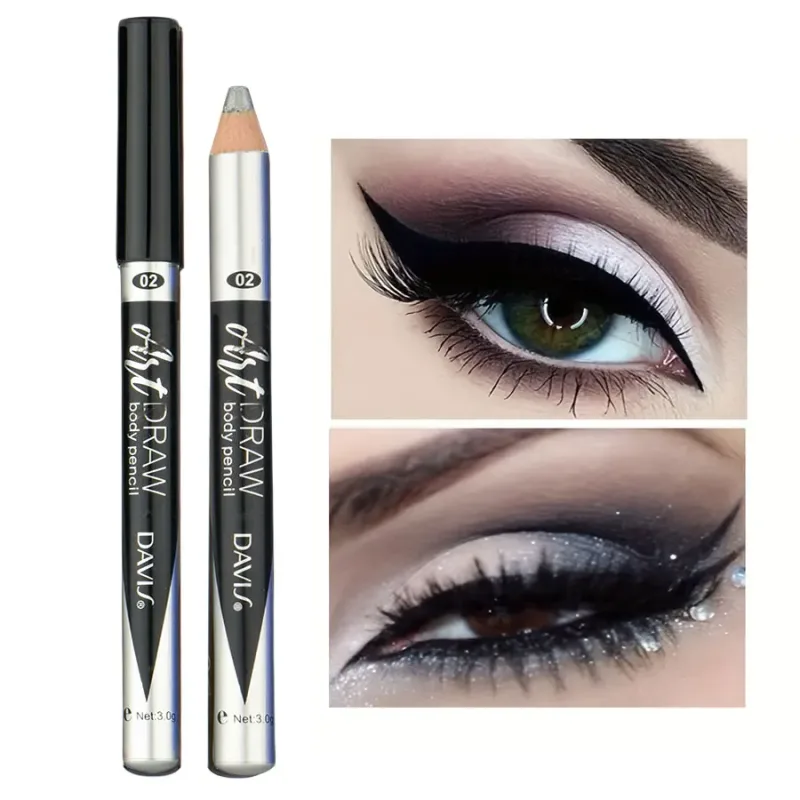 15 Farben Eyeliner Lip Liner Stift Schwarz Blau Mehrfarbig Metallic Perlmutt Glitzer Matt Finish Punk Smokey Style Augen Make-up Stift