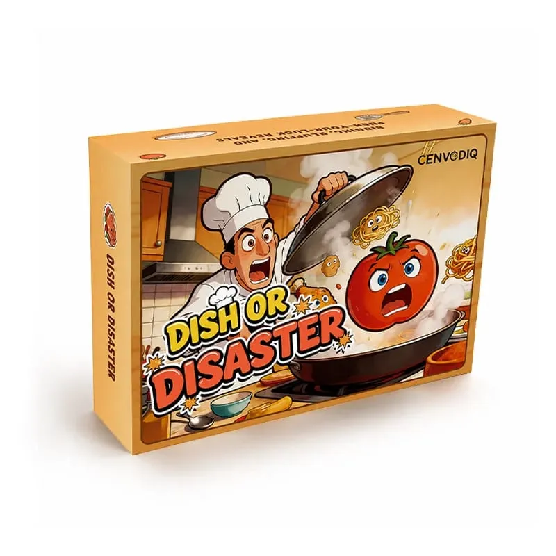 Food Strategy Card Game for 2-6 Players Fast Party Game with Hidden Cards Bidding Choices Push Your Luck Reveals Ages 14+