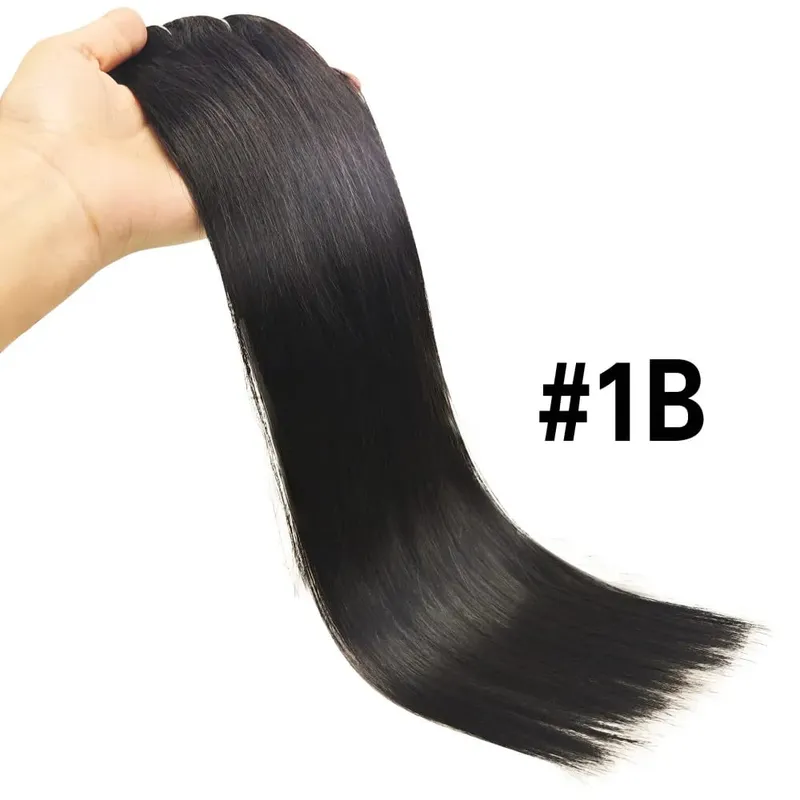 Straight Clip In Human Hair Extensions Brown Unprocessed Hair Extensions Full Head Brazilian Hair Seamless Clip Ins Extension