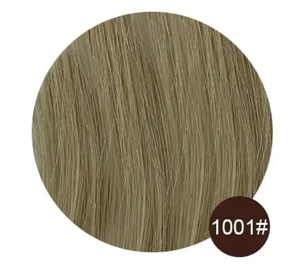 Solove Straight 6D-2 Virgin Human Hair Extensions Handmade Seamless Loop Micro Ring Hair Extensions 10-30” 50g/set Natural Color