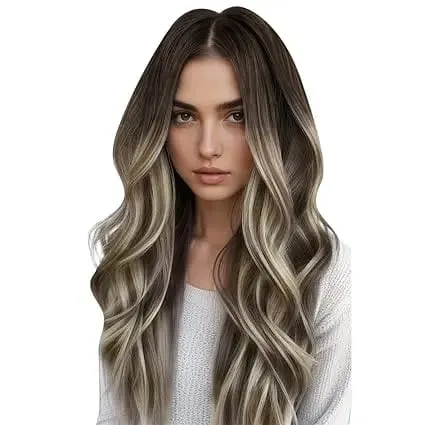 [NEW] Ugeat Remy Tape in Extensions Genius Human Hair Weft Pu Tape in Hair Extensions One Piece for Daily Office Look 50G