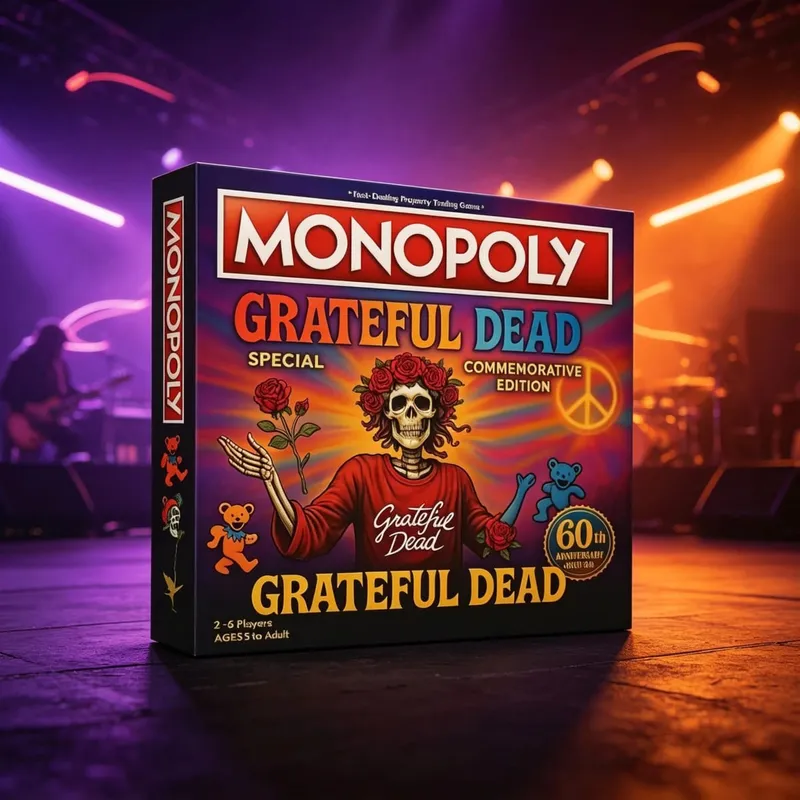 Ozzy Osbourne Monopoly Board Game Back To The Beginning Limited Collectible Dark Rock Band Tabletop Game Holiday Gift For Adults