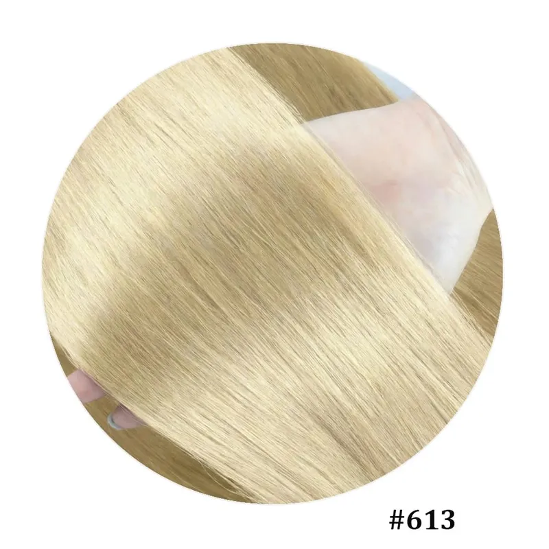 100% Human Hair Adhesive Glue Tape in Hair Extensions for Women Adding Hair Length And Volume Straight Remy Hair Extensions