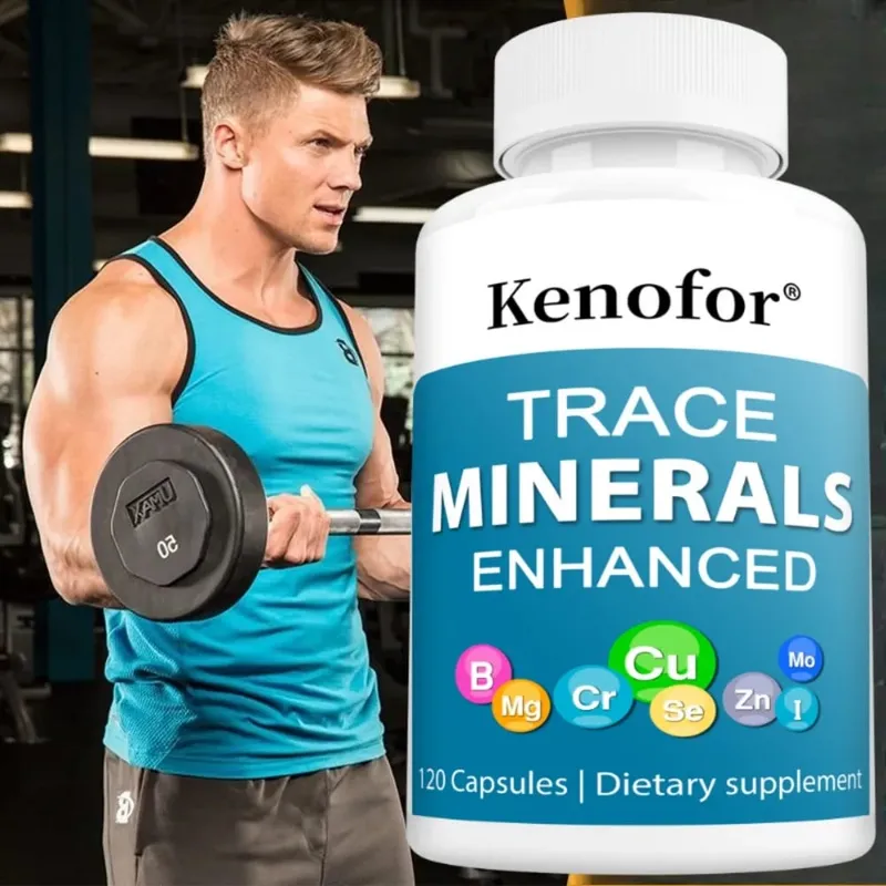 Trace Mineral Supplement - Supports Healthy Energy Levels and The Immune System with Iodine Zinc Copper Manganese