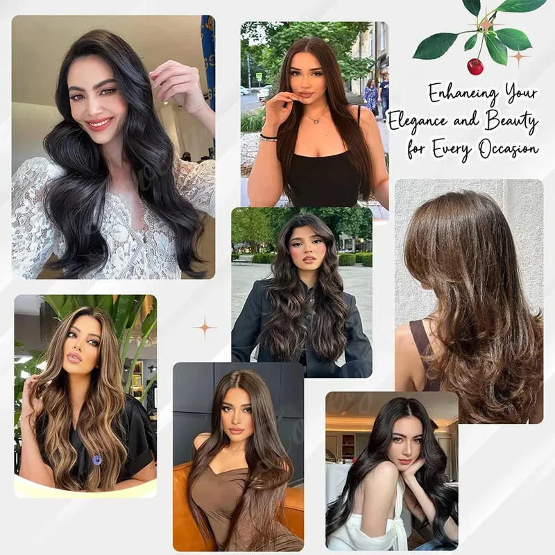 Balayage Tape In Hair Extensions Human Hair 100% Remy Hair Straight Seamless Invisible 20Pcs/40Pcs Tape Ins Human Hair Chick End
