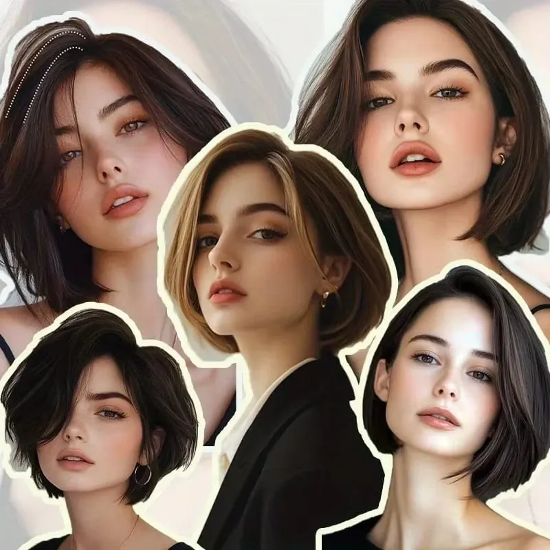 Seamless Synthetic Clip Ins Bangs Hair Extension With Secure BB Clips Thick Lining of Hair Top Side Cover Hairpieces for Women