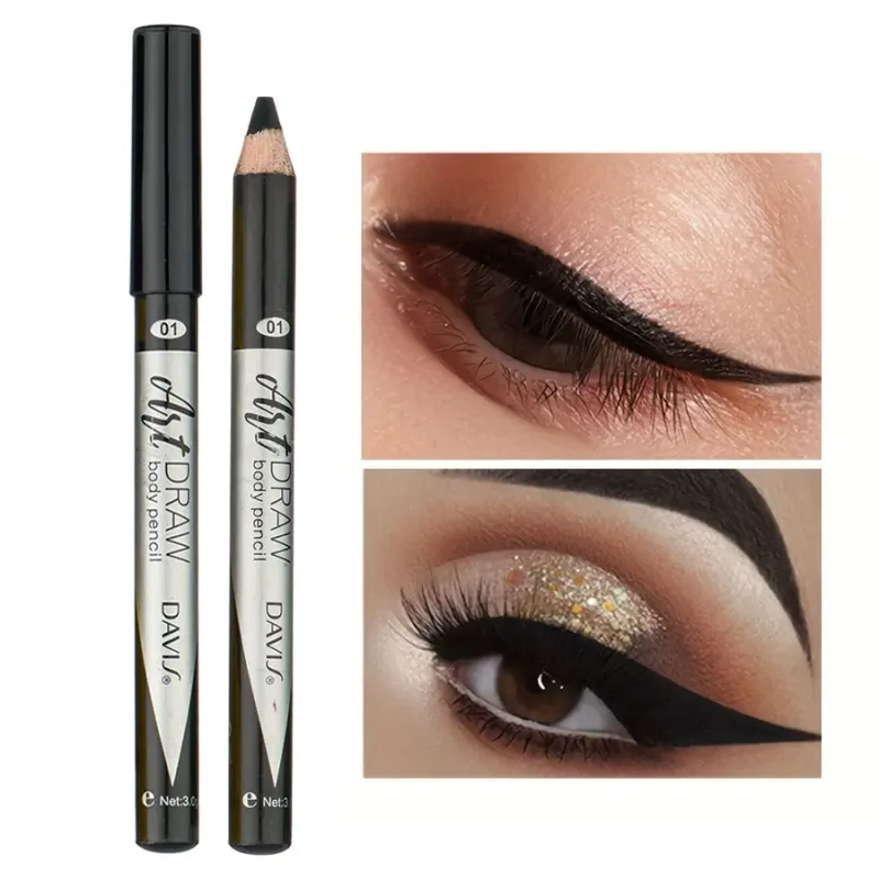 15 Farben Eyeliner Lip Liner Stift Schwarz Blau Mehrfarbig Metallic Perlmutt Glitzer Matt Finish Punk Smokey Style Augen Make-up Stift
