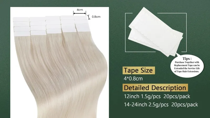 [Low Price] Ugeat Tape in Hair Extensions Human Hair Real Human Hair Extensions Tape in Hair 50G