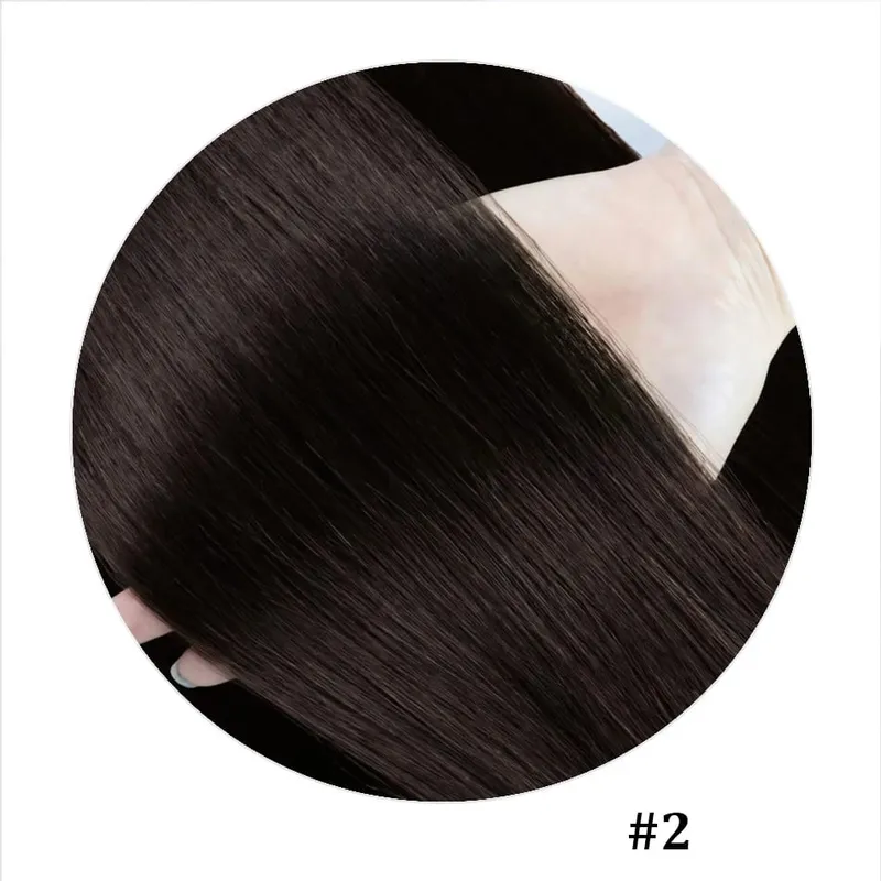 100% Human Hair Adhesive Glue Tape in Hair Extensions for Women Adding Hair Length And Volume Straight Remy Hair Extensions