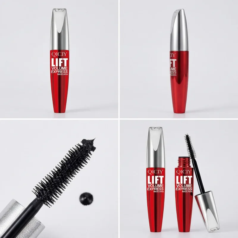 4D Volumizing Black Mascara Non-Clumping Formula Creates Lengthened & Full Lashes Fashion Daily Eye Makeup