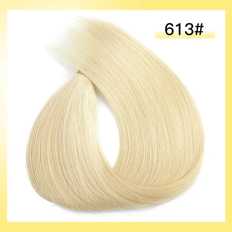 Inget inslag vietnamesiskt hår Mänskligt hår Bulk 613 100% Virgin Remy Rakt hår Bulk 99j Real Natural Hårförlängning Grått blont hår