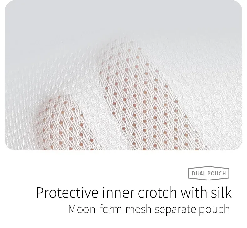 52025 Men's Cooling Boxers – Moon-Form Mesh Dual Pouch with Lightweight Comfort, Dynamic Stretch and Quick-Dry Performance