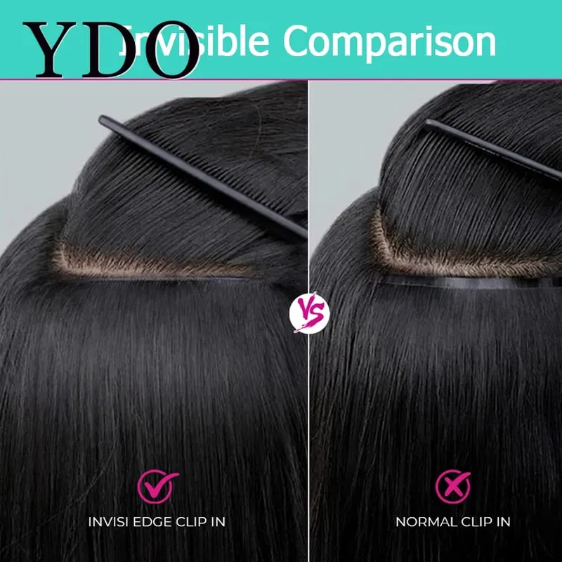 Kinky Curly Seamless Clip Ins Human Hair PU Clip In Hair Extensions For Black Women Afro Deep Curly Clip In Hair Extensions