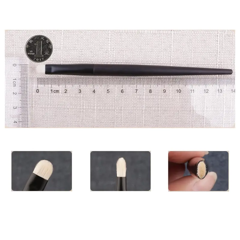 Q4-18 Ultra-soft Saibikoho Goat Hair Small Eye Shadow Brush Ebony Wood Handle Make Up Brush Professional Handmade Makeup Brushes