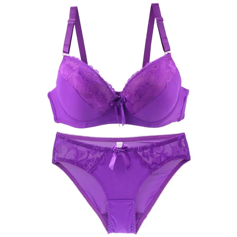 Ensemble de soutien-gorge Sexy en dentelle brodée pour femmes, produits ajourés, string, culotte, sous-vêtements, bonnet BCDE, nouvelle collection 2021