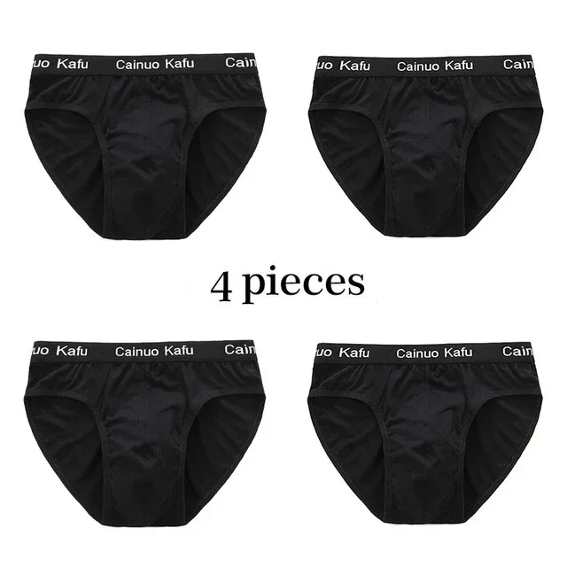 4 ชิ้นกางเกงในชาย Mens ชุดชั้นในฤดูร้อนขนาดใหญ่ L-5XL ความยืดหยุ่นชุดชั้นในชายกางเกงสบายเซ็กซี่กางเกงขาสั้นชายกางเกงร้อน