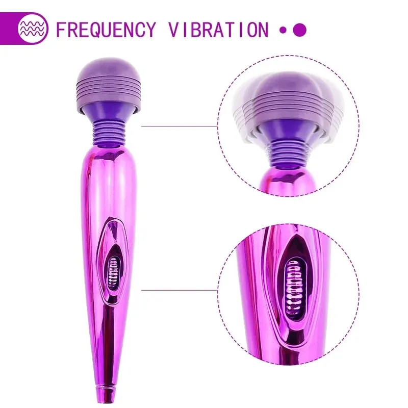 Juguetes sexuales para adultos para mujeres varita mágica AV Stick vibrador masturbación femenina productos eróticos Vagina masajeador de clítoris huevo vibrador