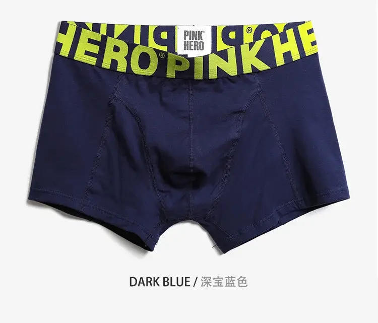 4 ST PINKHERO Modekalsonger för män, Snygg Bekväm Och Mjuk Slip Homme，Bomullsunderkläder Boxershorts,Calzoncillos Hombre