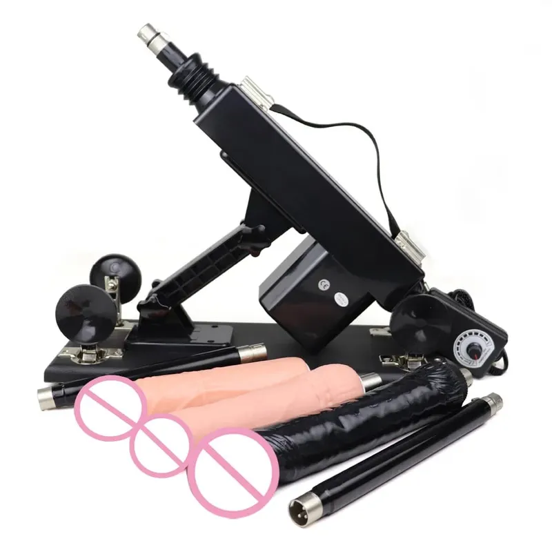 Automatic Masturbation Machine for Women 3XLR Powerful Sex Toy with Big Dildo Adult Pumping Gun for Sexual Pleasure
