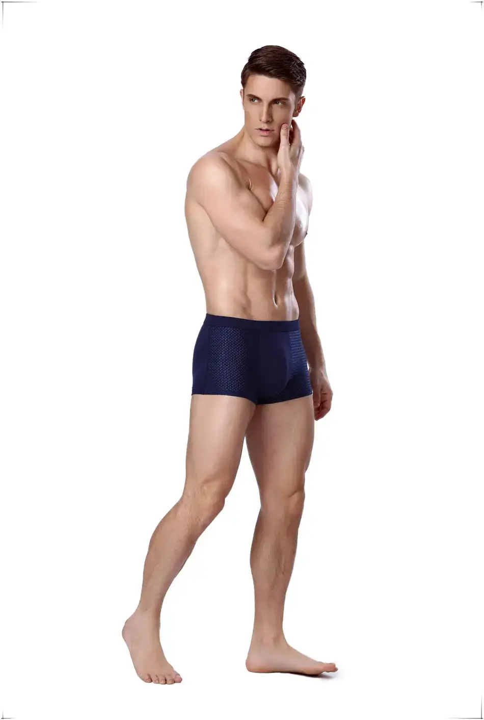 8pcs/Lot Underwear Boxer shorts male underpants men's mesh summer man sexy hot pouch panties large sizes 5xl 6xl 7xl 8xl trunks — image 5