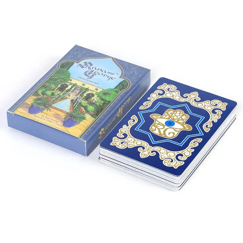 Rana George Lenormand Tarotkaarten Engelse PDF-gids voor familie, kinderen, meisjes, volwassenenspellen voor feesten