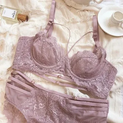Yeni nakış sütyen iç çamaşırı kadın set artı boyutu iç çamaşırı seksi ABCD fincan Ultra Ince şeffaf sutyen külot dantel sutyen seti siyah
