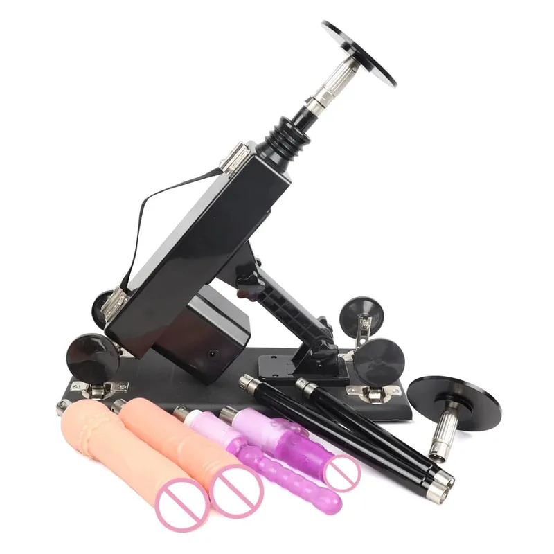 Automatic Masturbation Machine for Women 3XLR Powerful Sex Toy with Big Dildo Adult Pumping Gun for Sexual Pleasure