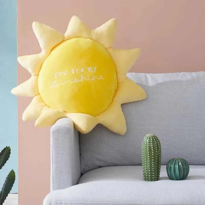 Nova chegada de pelúcia arco-íris nuvem sol brinquedo decoração para casa arco-íris nuvem travesseiro bonito criativo tempo jogar travesseiro crianças brinquedos presente — image 4