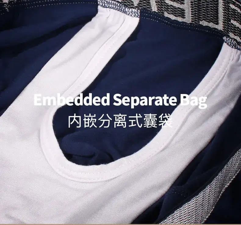 Ropa interior para hombre Modal Push Up Boxers pantalones cortos Homme transpirable bala separación bolsa bragas calzoncillos masculinos Cueca Calzoncillo