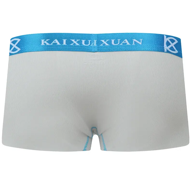 Fashion Men's Underwear Ultra-thin Breathable Boxers Shorts Low-rise Panties