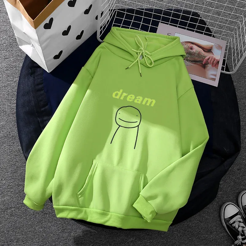Dream merch moletom com capuz masculino feminino pulôver harajuku tracksui 2023 masculino com capuz streetwear moda casual roupas de grandes dimensões