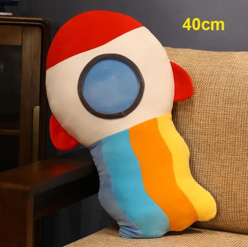 Creative Stuffed Pillow Space Astronaut Plush Toys Nakakatawang Simulation Mars Aviation Cushion para sa mga Bata Boys Birthday Gift