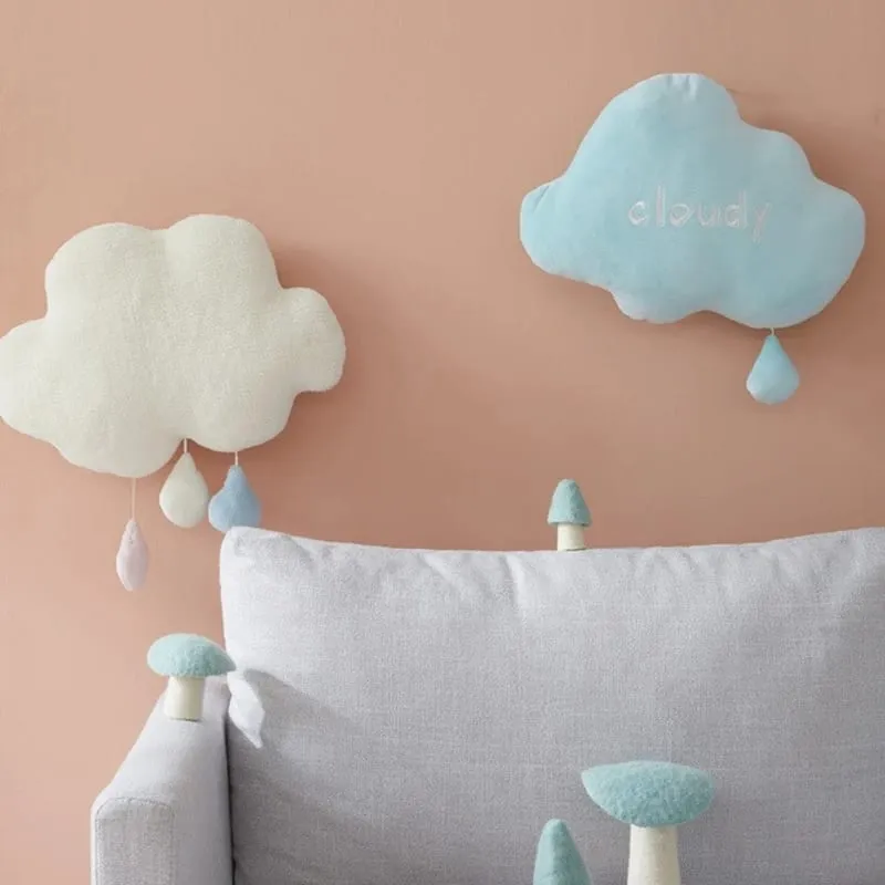 Nova chegada de pelúcia arco-íris nuvem sol brinquedo decoração para casa arco-íris nuvem travesseiro bonito criativo tempo jogar travesseiro crianças brinquedos presente — image 3