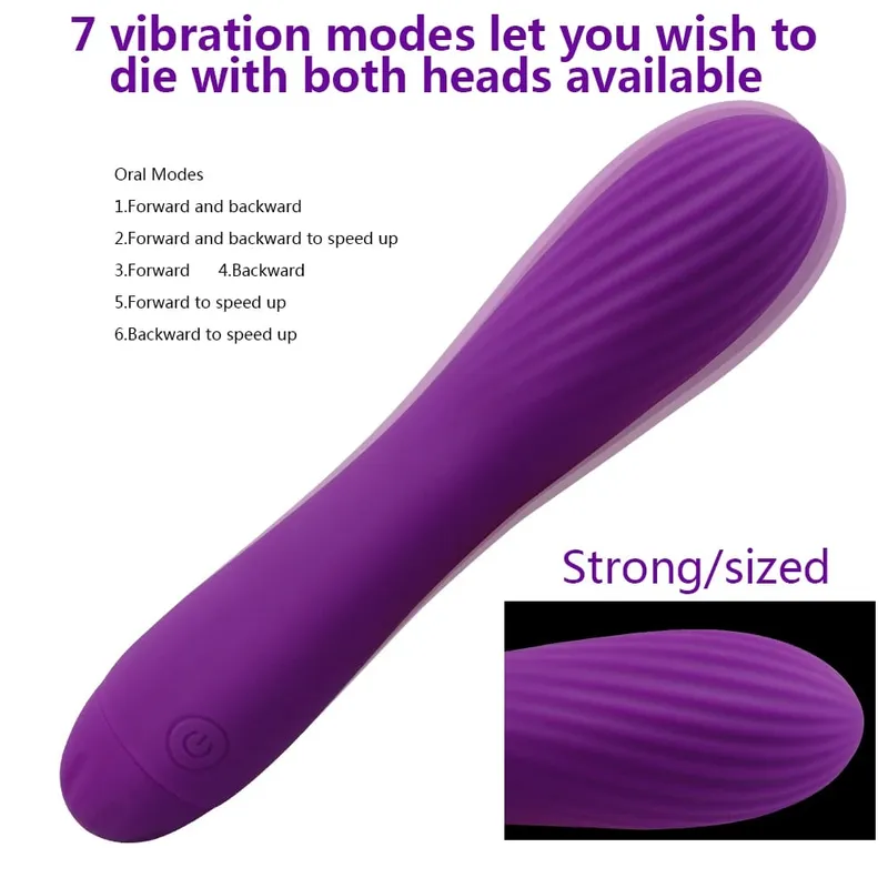 Vajina Stimülasyonu için Vibratör Titreşimli Silikon Şarj Edilebilir G Spot Yapay Penis Vibratör Masaj 7 Titreşim Desenleri Seks Oyuncak Kadın