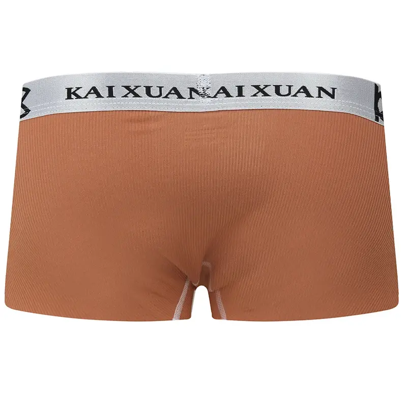 Fashion Men's Underwear Ultra-thin Breathable Boxers Shorts Low-rise Panties