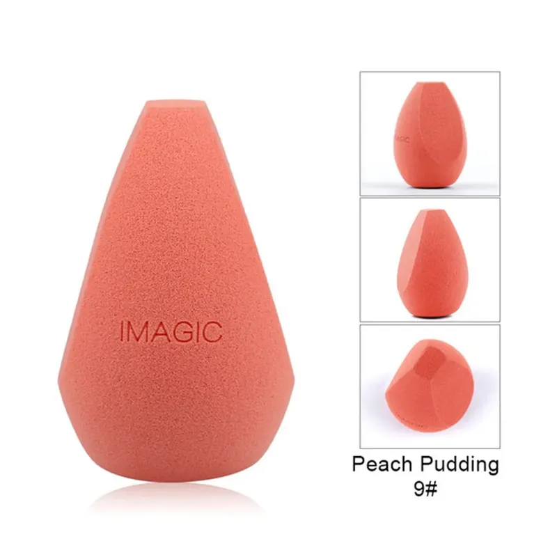 1PC Fashion Colorful Smooth Wet Dry Dual Use Cosmetic Puff Foundation Blender Makeup Sponge Powder Puff Beauty Makeup Tools