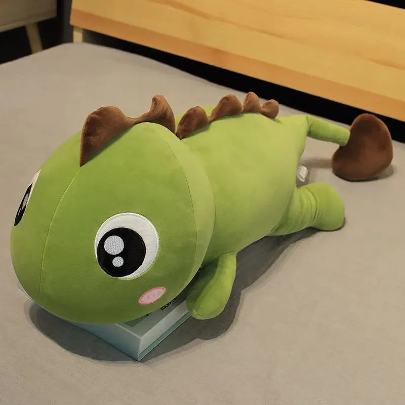 60CM Long Dinosaur Plush Toys Lovely Soft Anime Animal Dinosaur Stuffed Kawaii Room Decor Doll Pillow Toy For Kids Girl Gifts