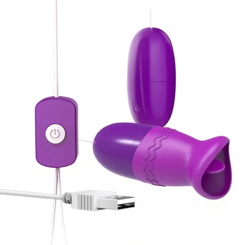Đa Chức Năng Máy Rung Âm Vật Điểm G Lưỡi Âm Vật 2 Nhảy Trứng Nguồn USB Viên Đạn Điều Khiển Từ Xa Rung Đồ Chơi Tình Dục Cho phụ Nữ