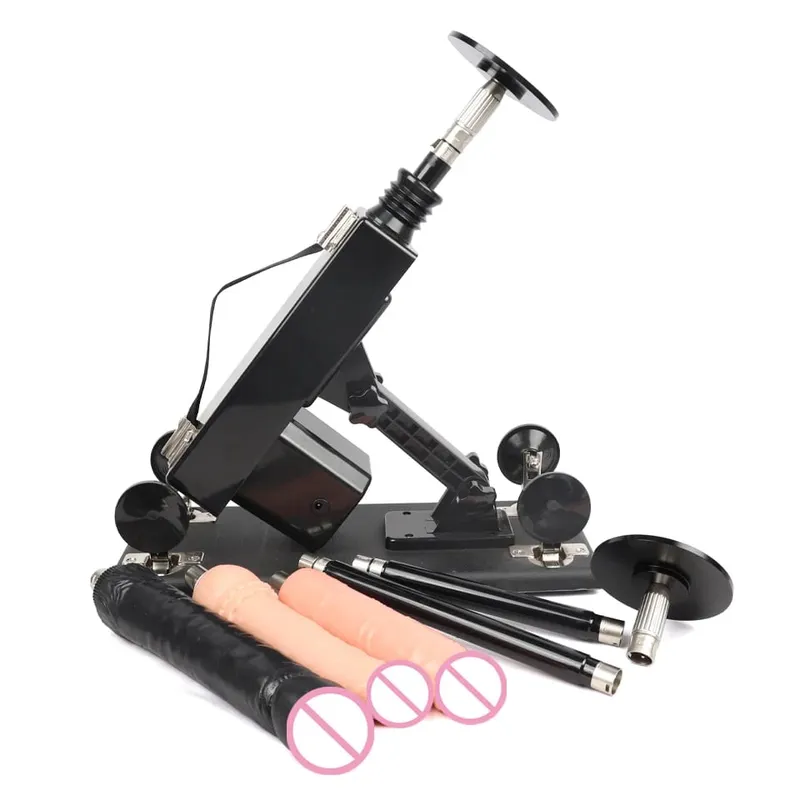 Automatic Masturbation Machine for Women 3XLR Powerful Sex Toy with Big Dildo Adult Pumping Gun for Sexual Pleasure