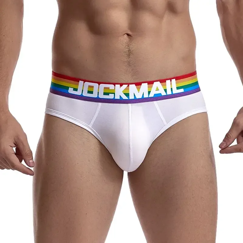 Jockmail Celana Dalam Pria Seksi Celana Dalam Katun Rendah Naik Renda Benang Jaring, Celana Pendek Musim Panas Sejuk Calzoncillos Hombre Slip