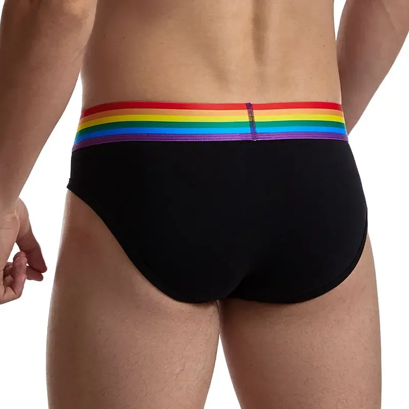 Jockmail Celana Dalam Pria Seksi Celana Dalam Katun Rendah Naik Renda Benang Jaring, Celana Pendek Musim Panas Sejuk Calzoncillos Hombre Slip